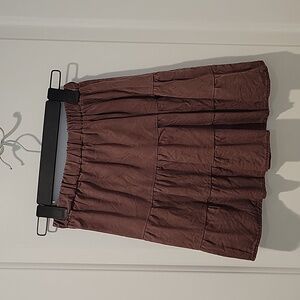 European brand, tiered mini skirt, perfect wardrobe staple for fall or summer